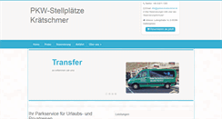 Desktop Screenshot of parken-kraetschmer.de