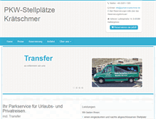Tablet Screenshot of parken-kraetschmer.de